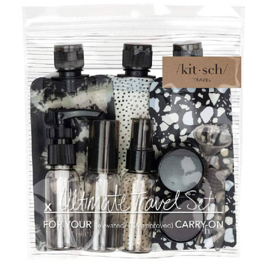 TSA Approved Refillable Ultimate Travel Set (11 Pieces)